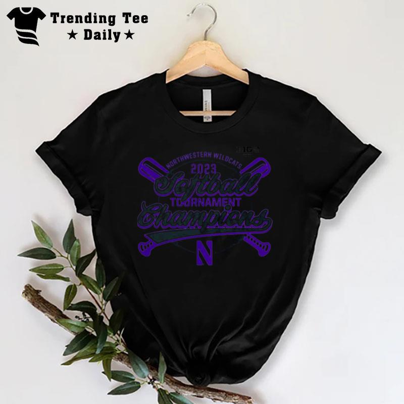 Northwestern Wildcats Ncaa Big Ten Softball Conference Tournament Champions 2023 T-Shirt