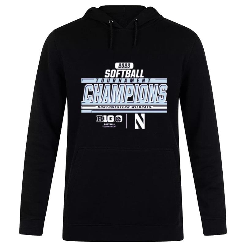 Northwestern Wildcats Ncaa Big Ten Softball Conference Tournament Champions 2023 Hoodie