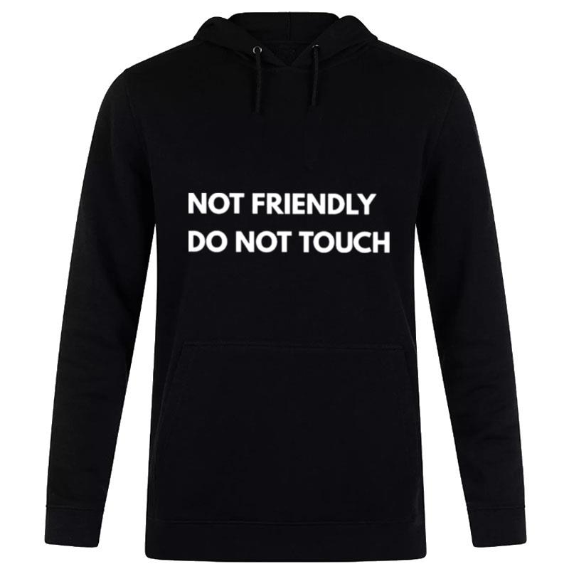 Not Friendly Do Not Touch Hoodie