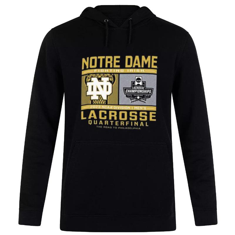 Notre Dame Fighting Irish 2023 Ncaa Division I Lacrosse Quarterfinal Hoodie