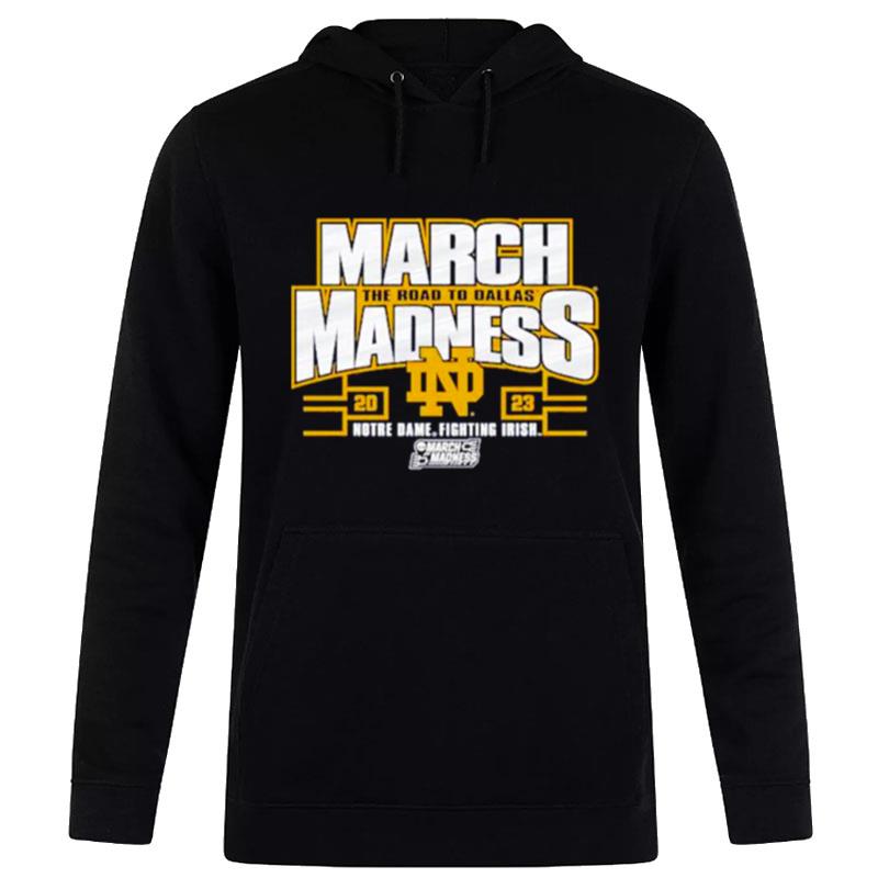 Notre Dame Fighting Irish Blue 84 2023 Ncaa Wo Basketball Tournament March Madness Hoodie