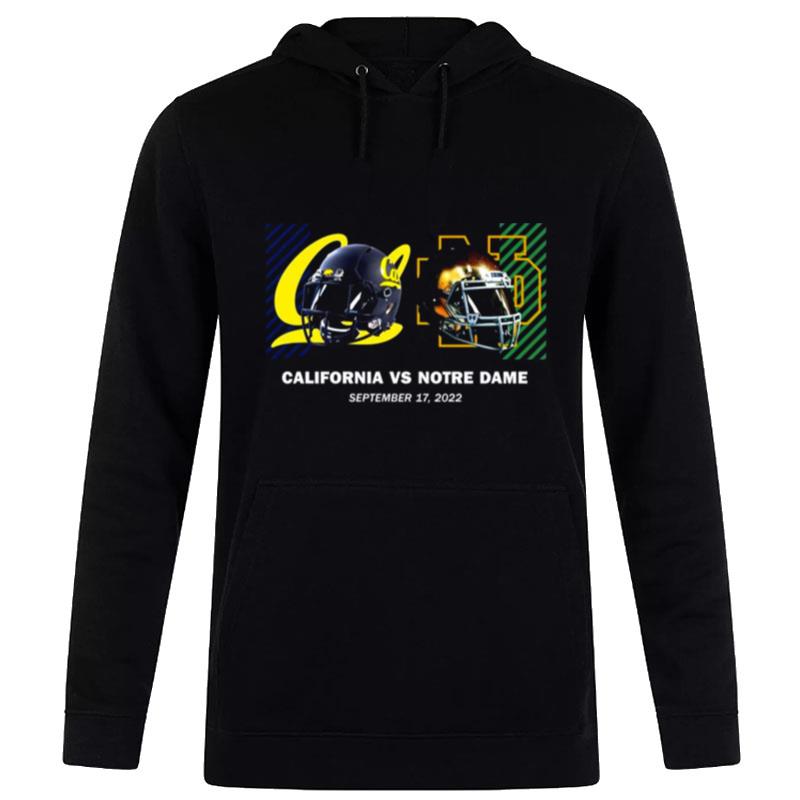 Notre Dame Fighting Irish Vs California Golden Bears 2022 Matchup Hoodie