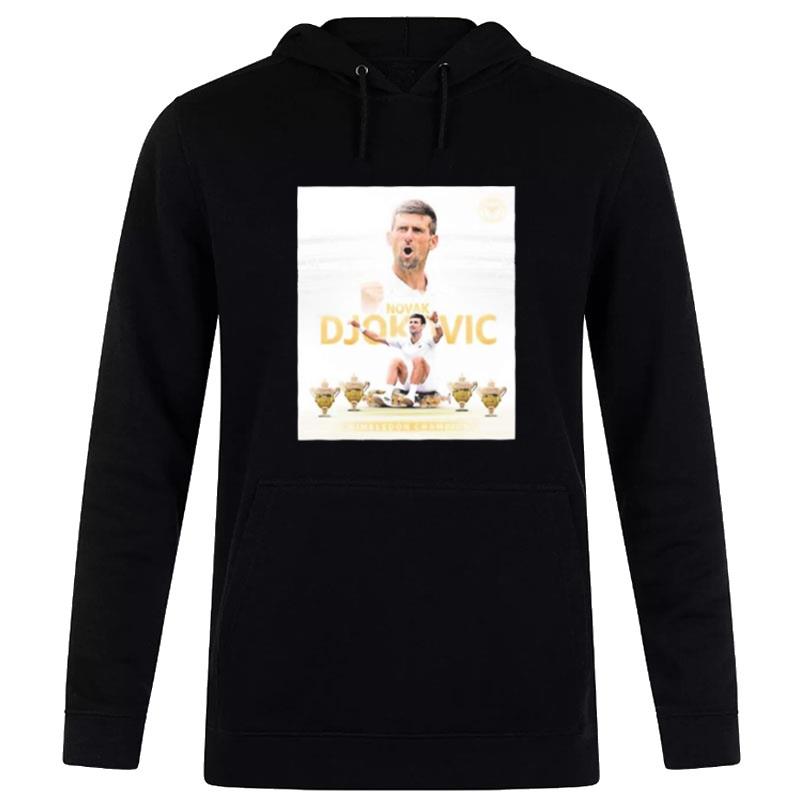 Novak Djokovic 2022 Wimbledon Champion Hoodie