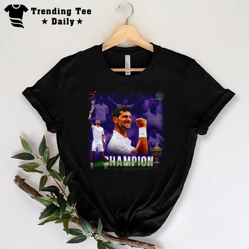 Novak Djokovic 7 Time Gentle Singles Champions 2022 T-Shirt