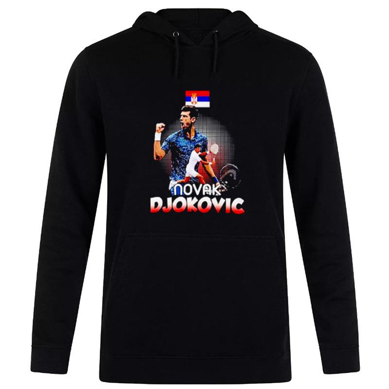 Novak Djokovic Tennis Wimbledon Champions Hoodie