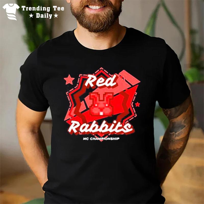 Noxcrew Red Rabbits Team Mc Championship T-Shirt