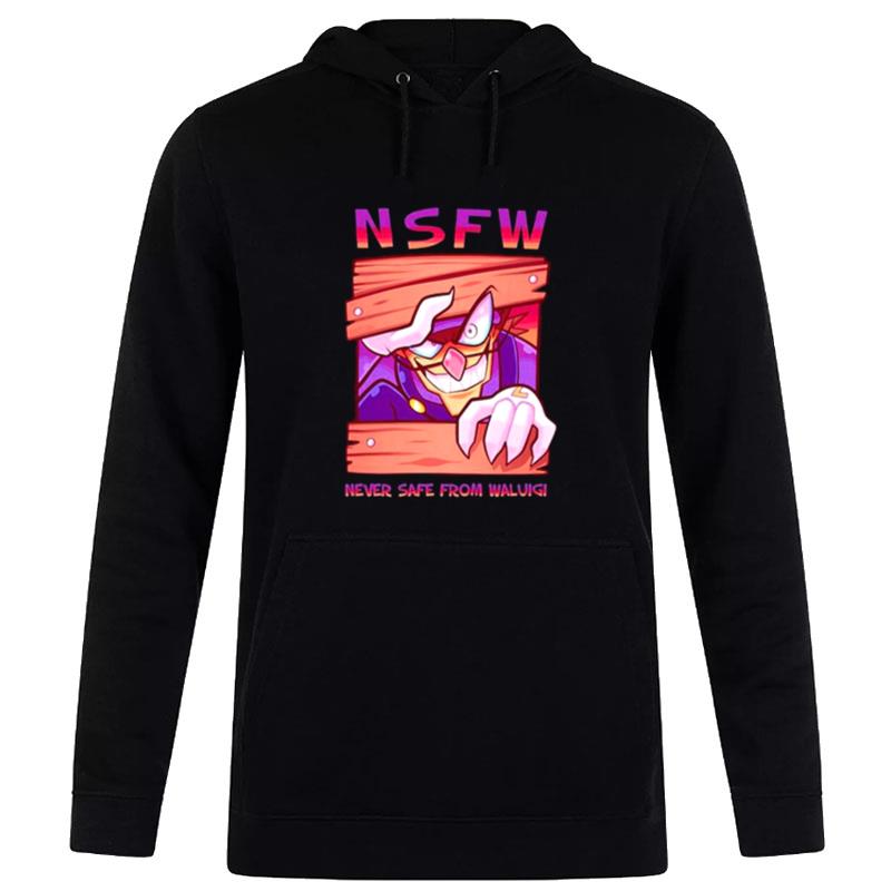 Nsfw Never Safe From Waluigi Hoodie