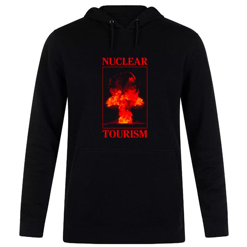 Nuclear Tourism Red Design World War Hoodie