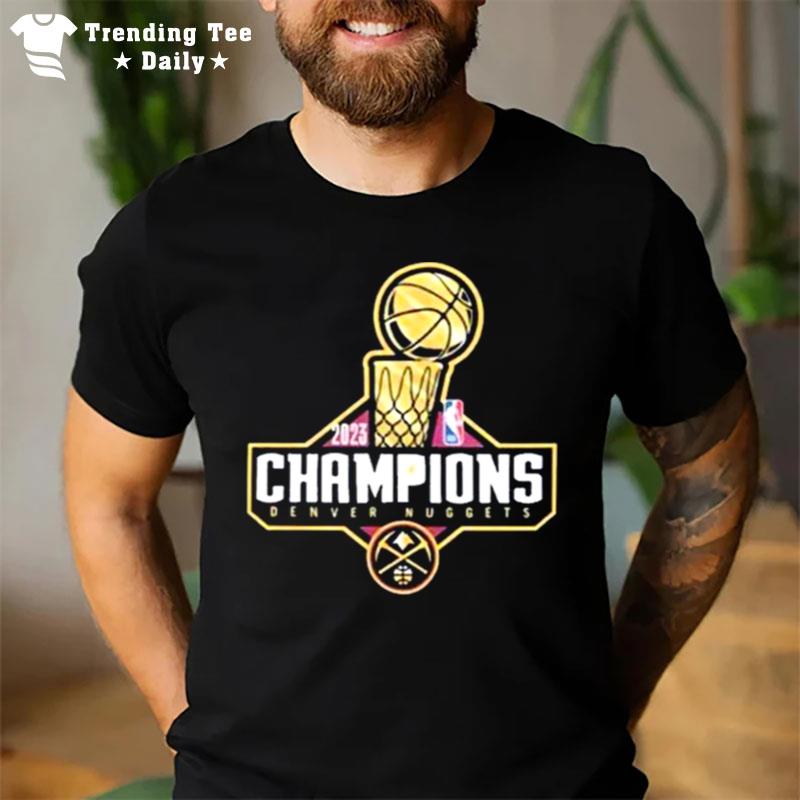 Nuggets Champ Foil Trophy 2023 T-Shirt