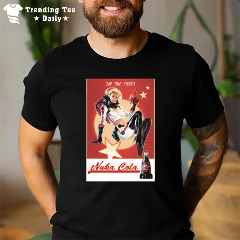 Nuka Cola Zap That Thirst Fallout Game T-Shirt