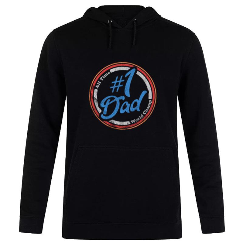 Number 1 Dad Fathers Day Hoodie