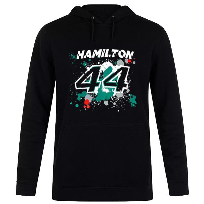 Number 44 Watercolor Lewis Hamilton Hoodie