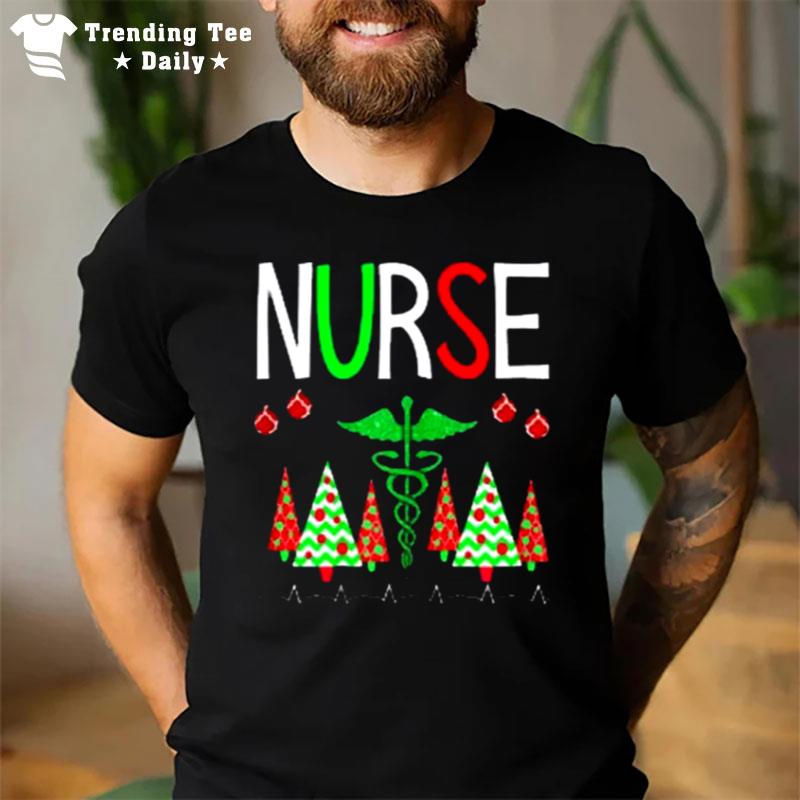 Nurse Christmas Tree Nurse Christmas T-Shirt