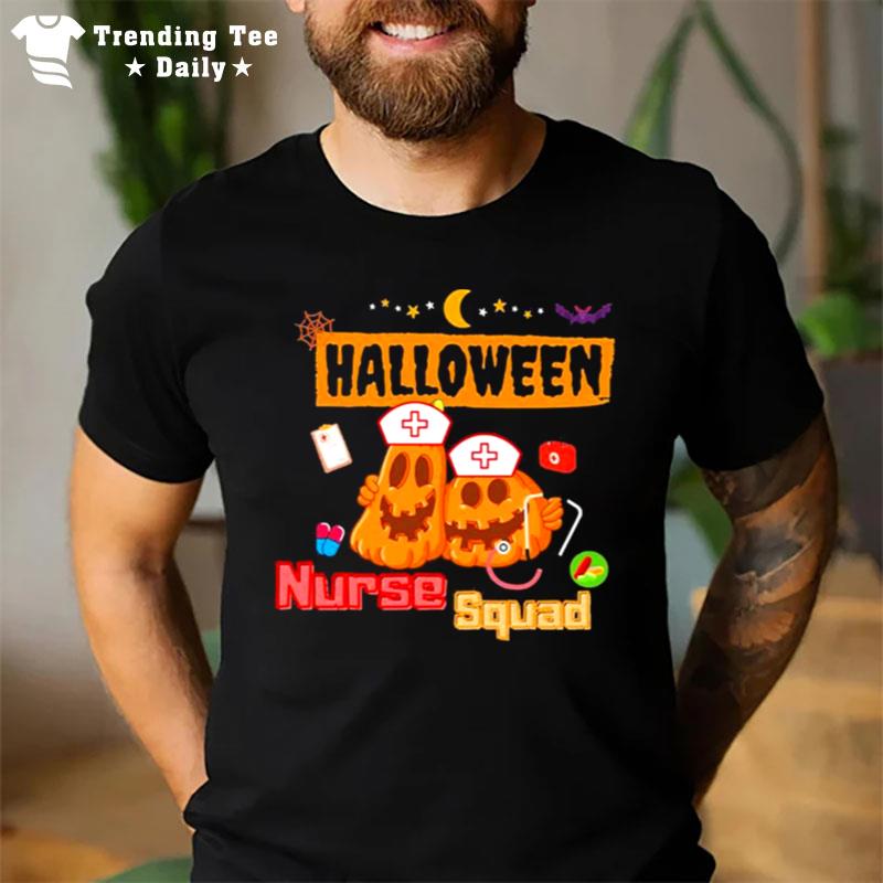 Nurse Squad Team Pumpkin Ghost Unisex T-Shirt