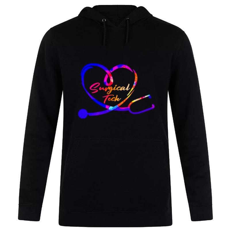 Nursing Is A Work Of Heart Surgical Tech Hoodie