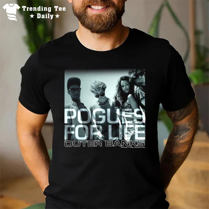 Obx Gang Outer Banks Pogues For Life Group Photo T-Shirt