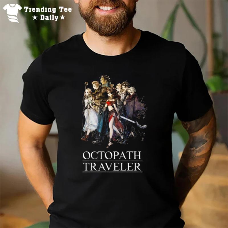 Octopath Traveler Travelers Logo T-Shirt