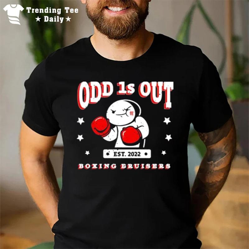 Odd 1St Out Boxing Bruiser Varsity Est 2022 T-Shirt