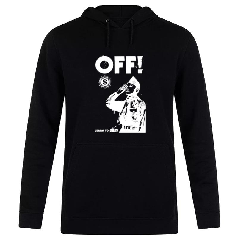 Off The Offspring Hardcore Learn To Obey Hoodie