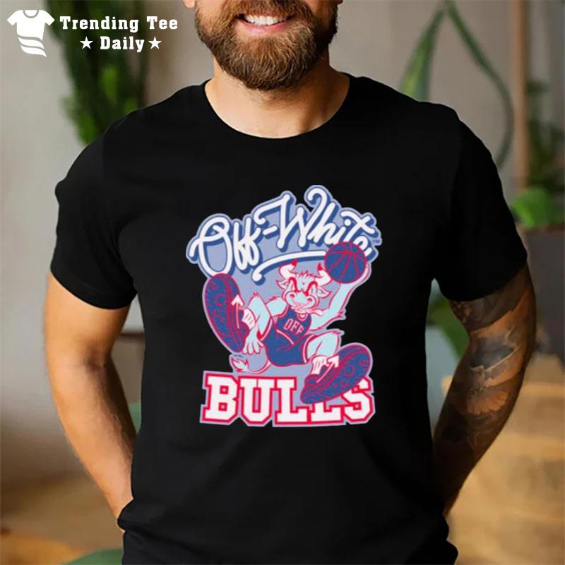 Off White Chicago Bulls Basketball T-Shirt