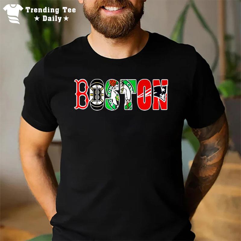 Official Boston Sport Teams T-Shirt