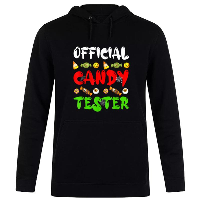 Official Candy Tester Halloween Horror Candies Candy Corns Hoodie