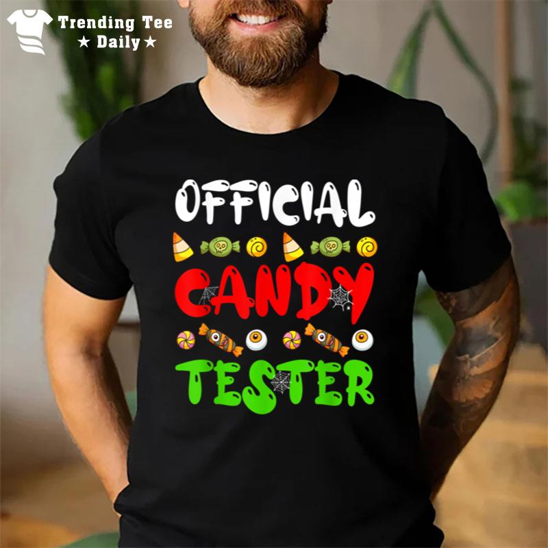 Official Candy Tester Halloween Horror Candies Candy Corns T-Shirt