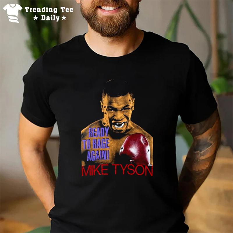 Og Mike Tyson Ready To Rage Again Vintage T-Shirt