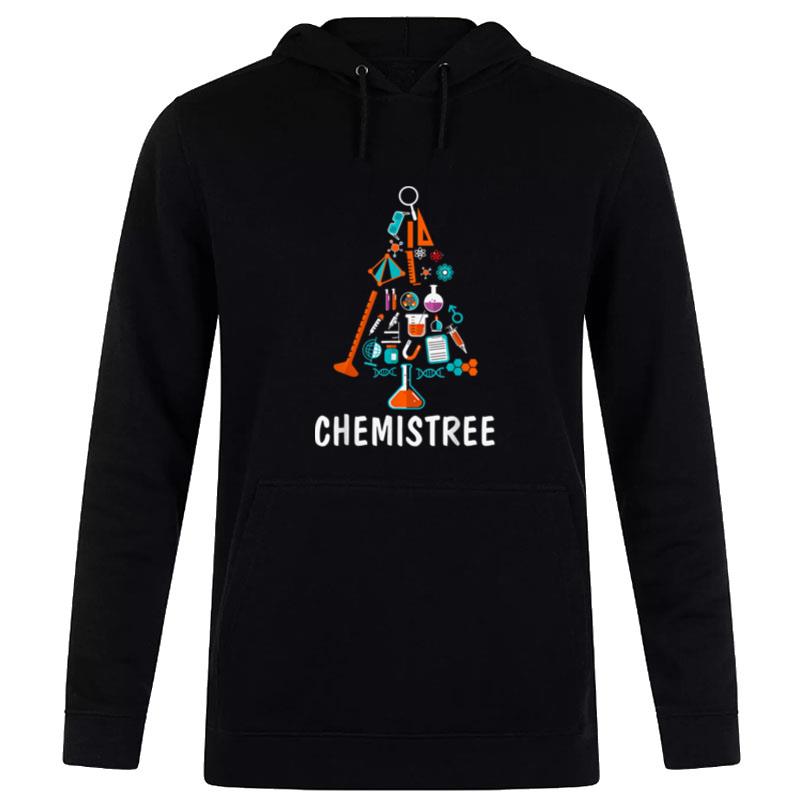 Oh Chemistree Funny Christmas Tree Chemistry Chemist Xmas Hoodie