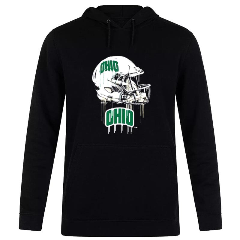 Ohio Bobcats Vintage Helmet Football Hoodie