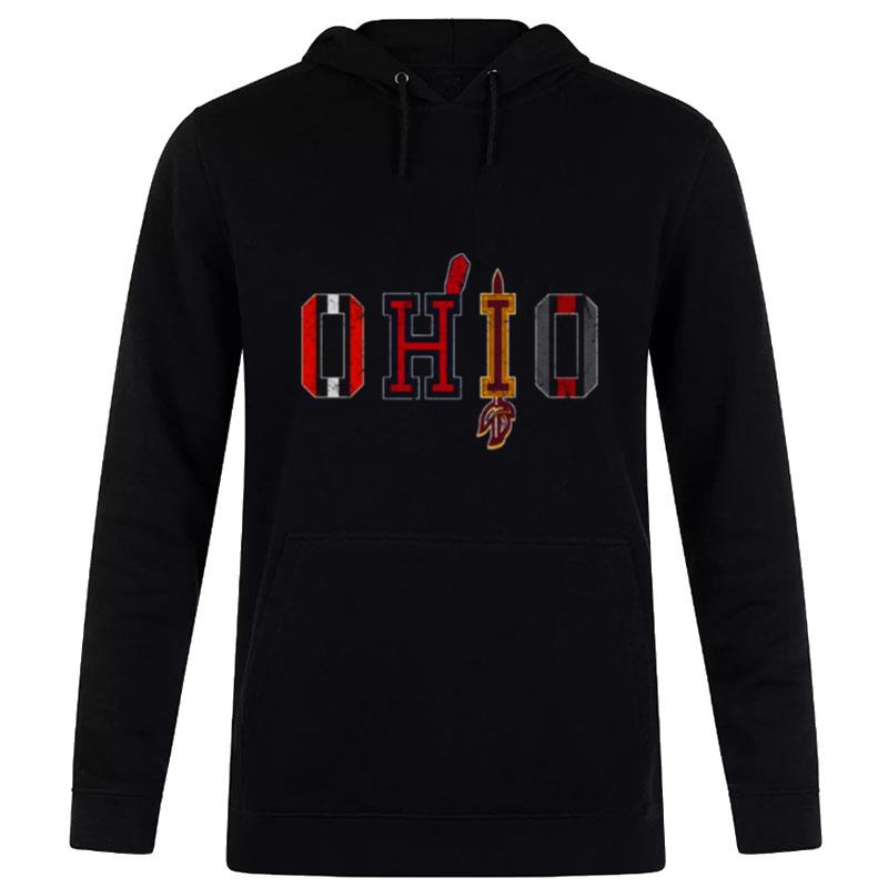 Ohio Sports Forever Vintage Cleveland & Columbus Hoodie