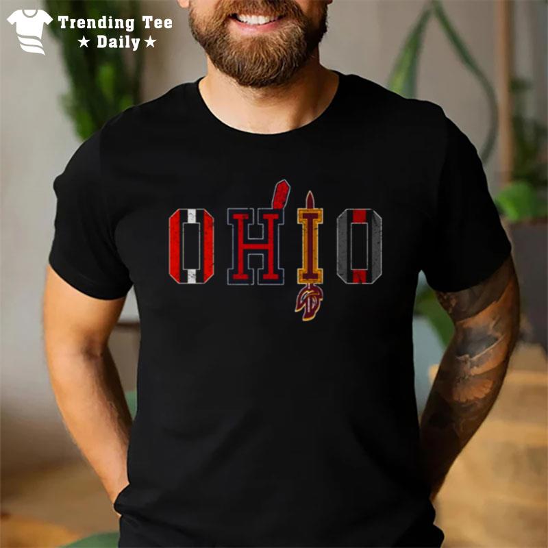 Ohio Sports Forever Vintage Cleveland & Columbus T-Shirt