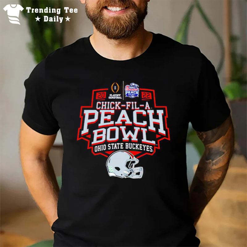 Ohio State Buckeyes 2022 Cfp Semifinals Chick Fil A Peach Bowl T-Shirt