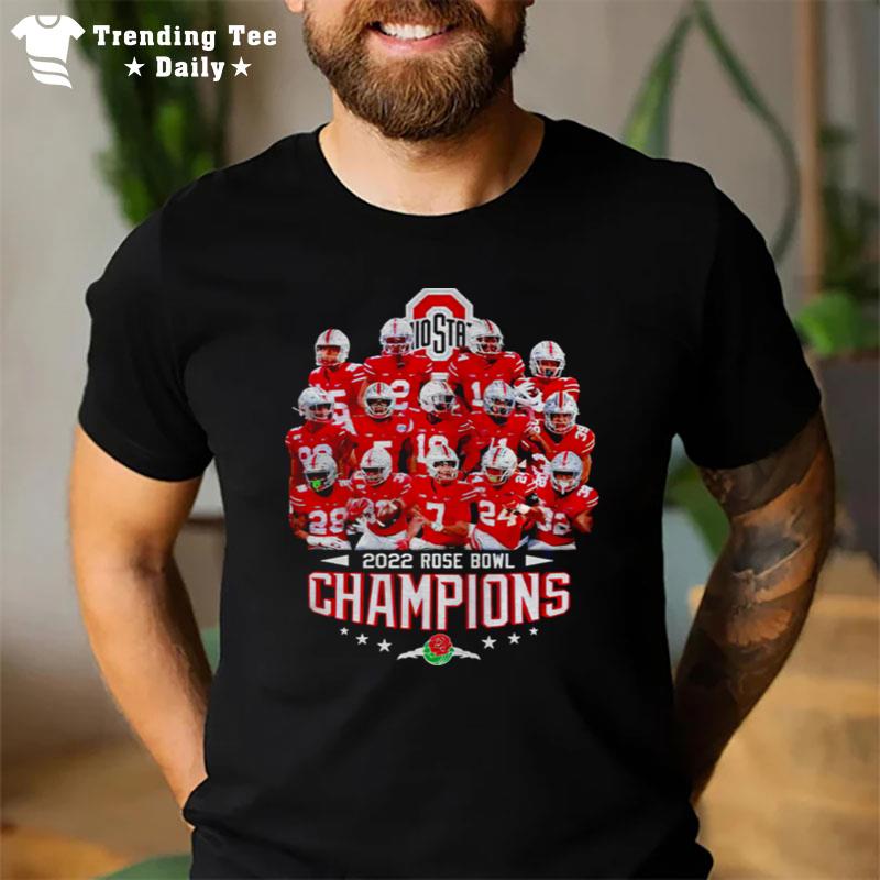 Ohio State Buckeyes 2022 Rose Bowl Champions T-Shirt