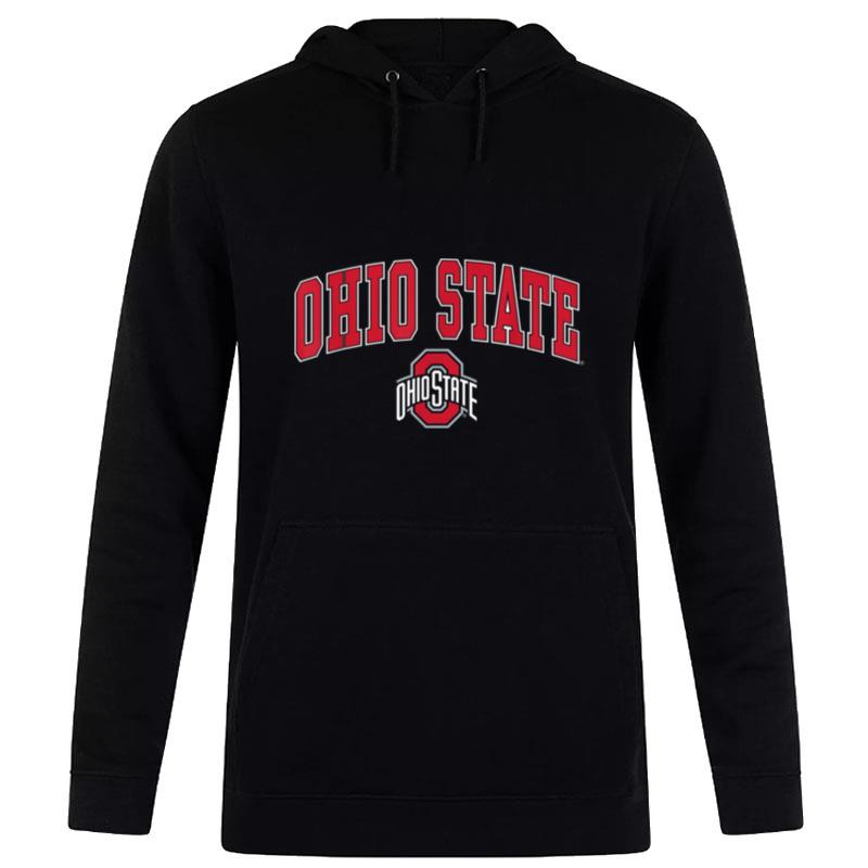 Ohio State Buckeyes Arch Over Logo Black Officially Licensed Hoodie