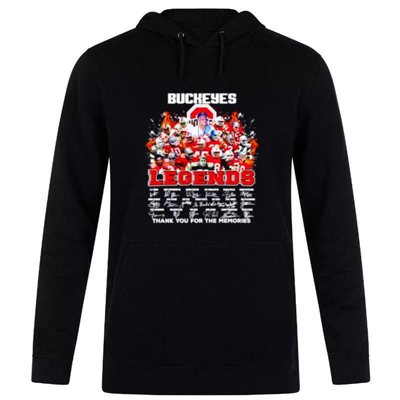 Ohio State Buckeyes Legends Team Signatures Hoodie