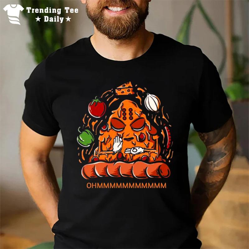 Ohm Meditation Pizza T-Shirt