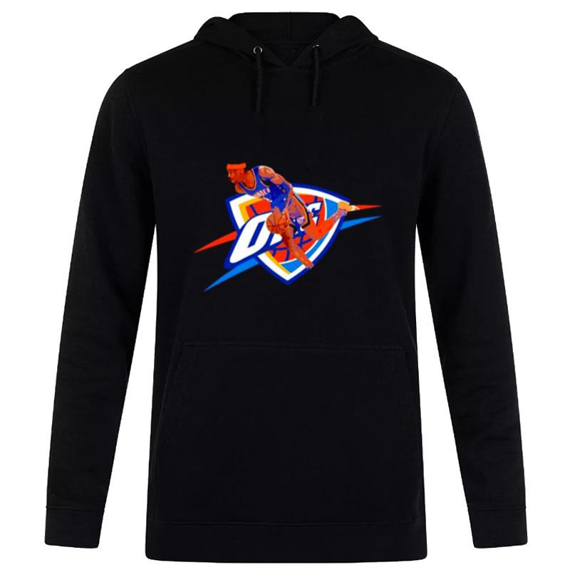 Oklahoma City Thunder Shai Gilgeous Alexander In Action Hoodie