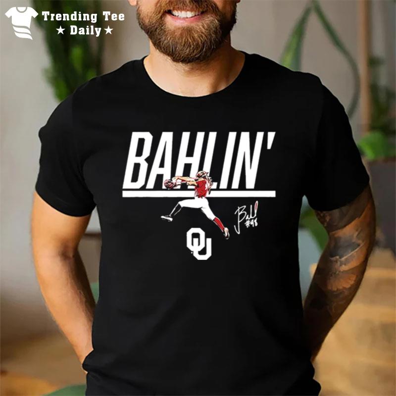 Oklahoma Softball Jordy Bahl Bahllin' Signature T-Shirt