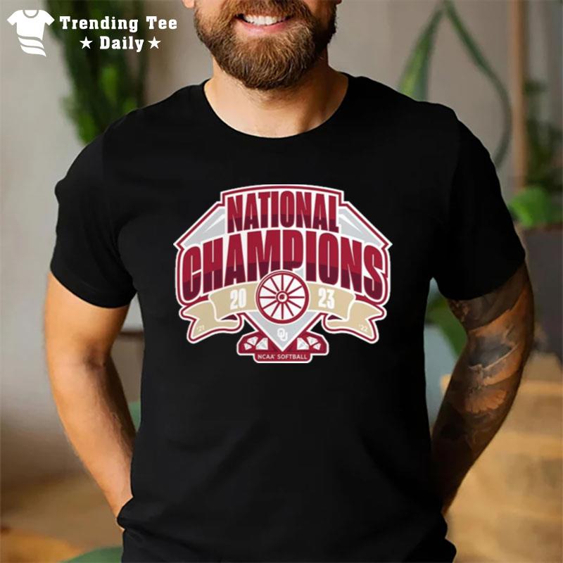 Oklahoma Sooners 2023 Ncaa Softball Wo College World Series Champions Official Logo T-Shirt