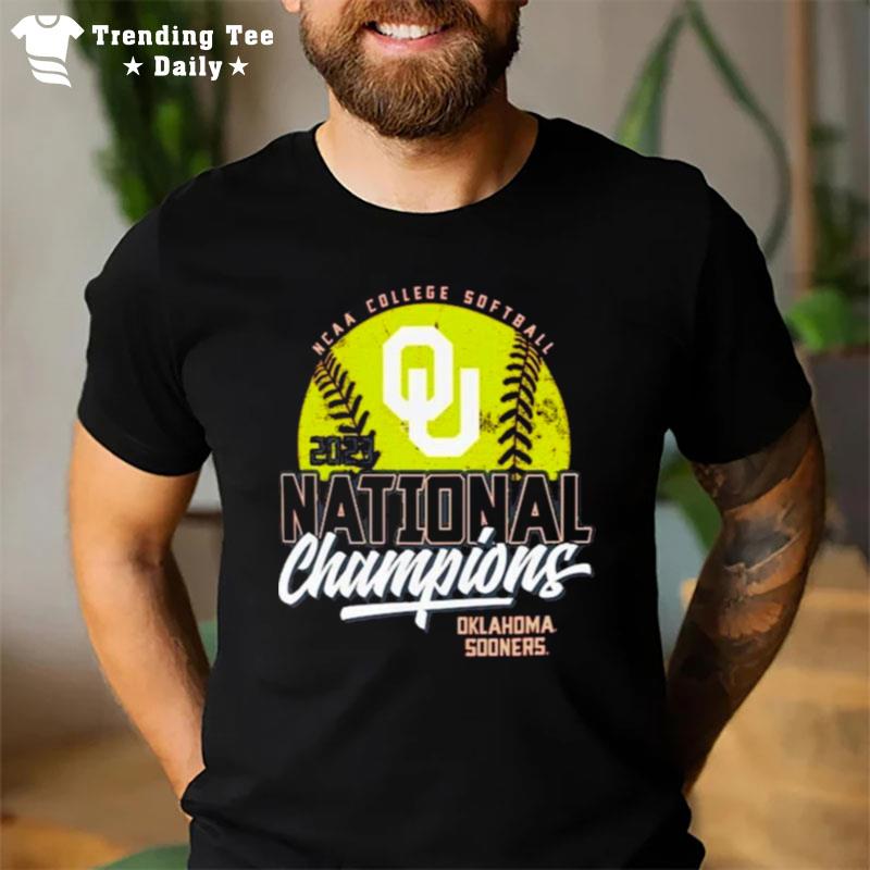 Oklahoma Sooners 2023 Ncaa Softball Wo College World Series Champions Overlay T-Shirt