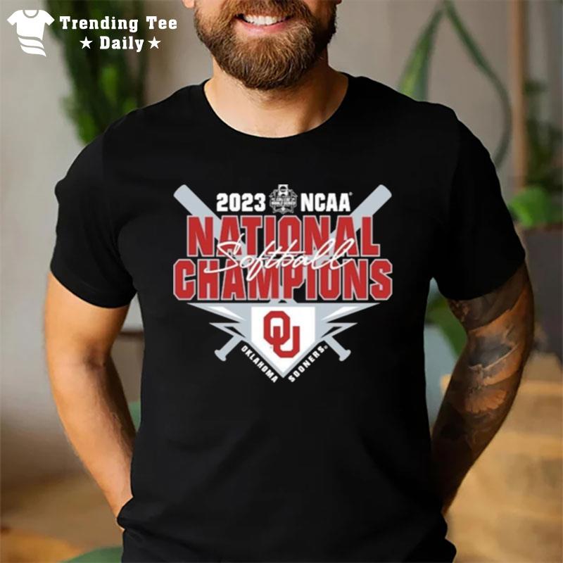 Oklahoma Sooners 2023 Ncaa Softball Wo College World Series Champions T-Shirt