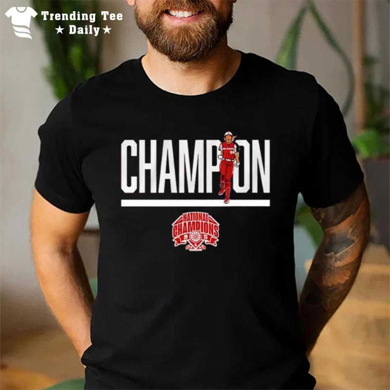 Oklahoma Sooners Softball Jayda Coleman Champion T-Shirt