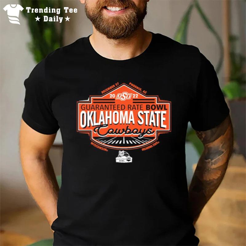 Oklahoma State 2022 Phoenix Guaranteed Rate Bowl Matchup T-Shirt