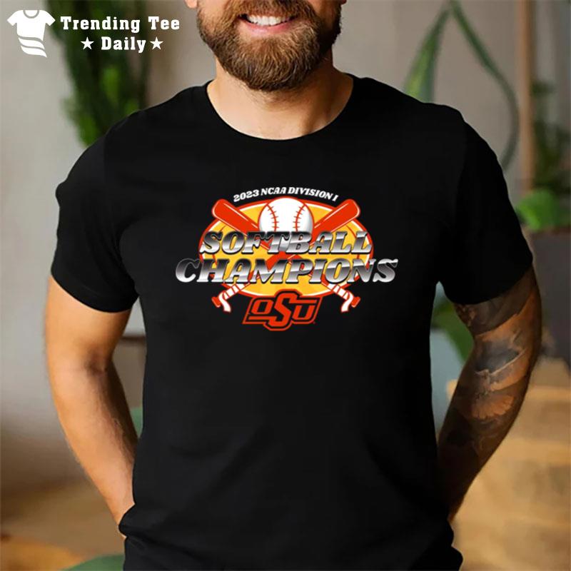 Oklahoma State Cowboys 2023 Ncaa Division I Softball Champions T-Shirt