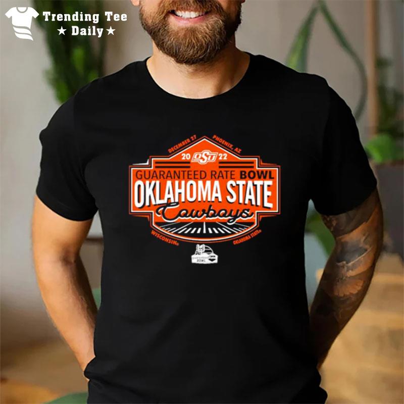 Oklahoma State Cowboys Guaranteed Rate Bowl December 27 2022 T-Shirt