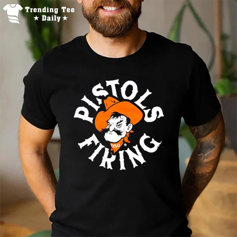 Oklahoma State Pistols Firing T-Shirt