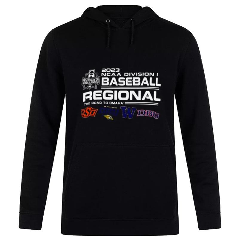 Oklahoma State The Road To Omaha 2023 Ncaa Division I Baseball Regional Four Team Hoodie