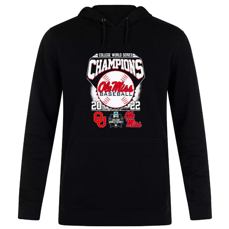 Oklahoma Vs Ole Miss College World Series Champions 2022 Ole Miss Baseball Winners Hoodie