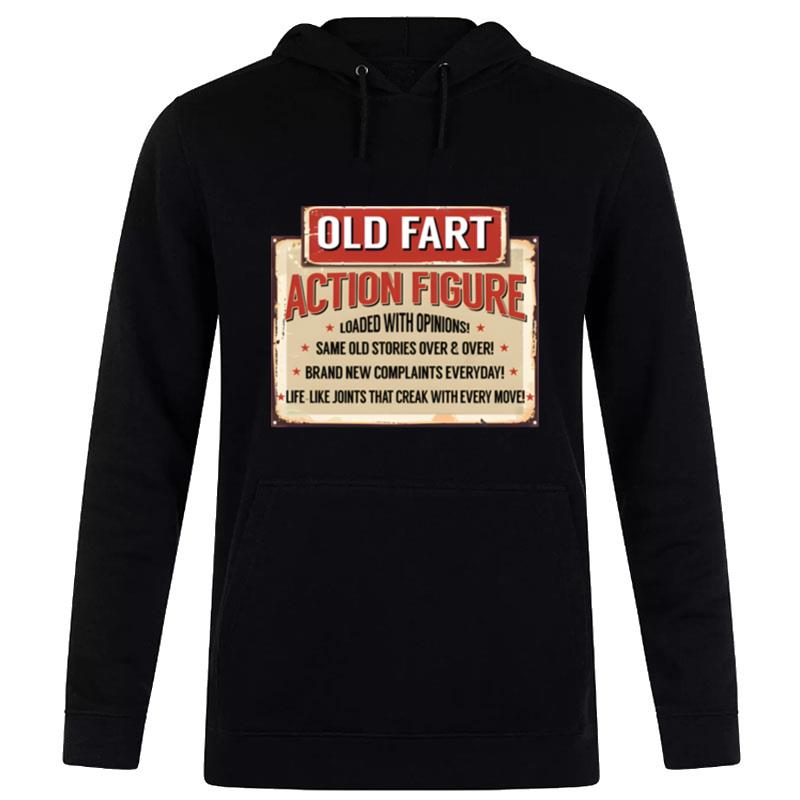 Old Fart Action Figure For Old Man Club Hoodie